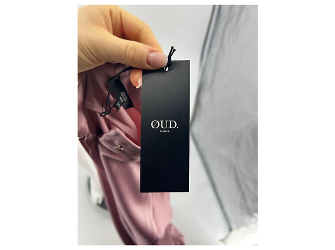 Autre Marque Vestido satinado rosa - vista 7