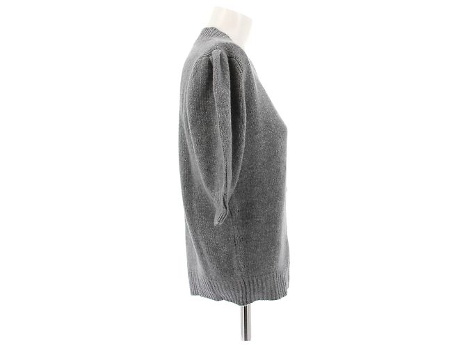 Autre Marque Kaschmir-Cardigan Grau - Ansicht 3