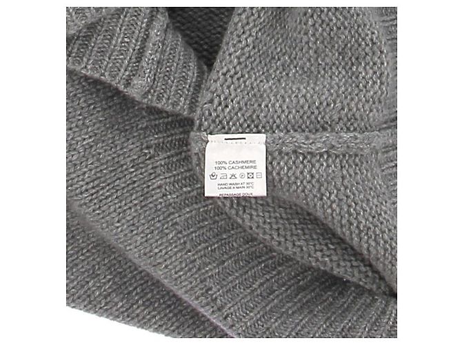 Autre Marque Kaschmir-Cardigan Grau - Ansicht 6