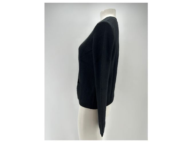 Autre Marque Kaschmir-Cardigan Schwarz - Ansicht 4