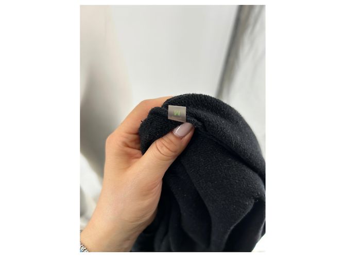 Autre Marque FROM FUTURE Schwarzer Zip-Hoodie Baumwolle M - Ansicht 7