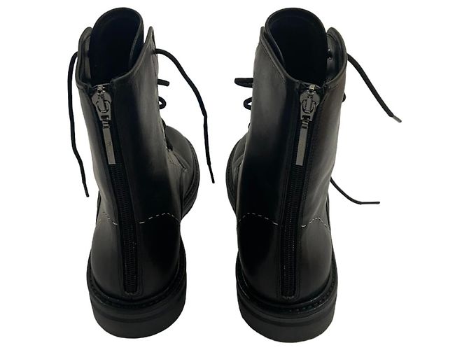 Autre Marque Botines de cuero Max Mara 39 Negro - vista 5