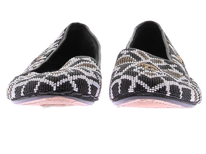 House Of Harlow Mocasines de perlas "Zenith" Negro - vista 4