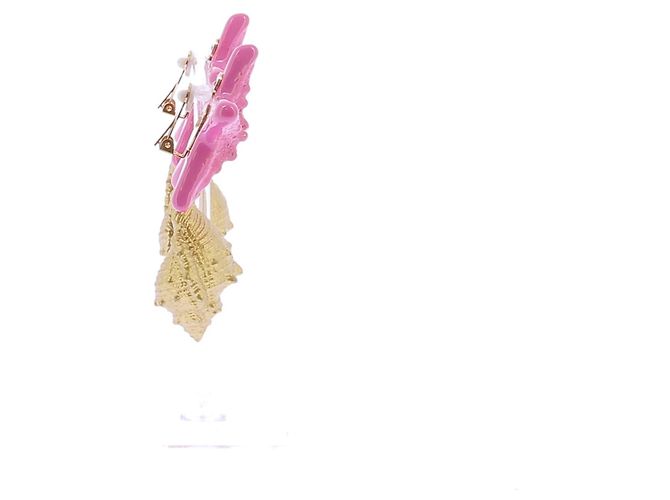 Autre Marque Clip-Ohrringe "Le Splash Drop" Golden - Ansicht 3