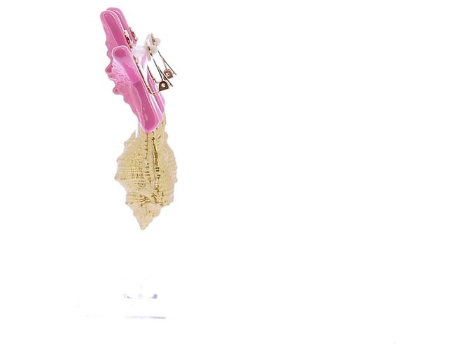 Autre Marque Clip-Ohrringe "Le Splash Drop" Golden - Ansicht 4