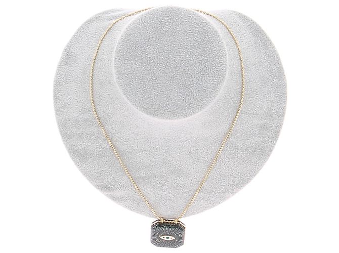 Marie Lichtenberg Collana con pendente "Scapolare" Verde - Ansicht 6