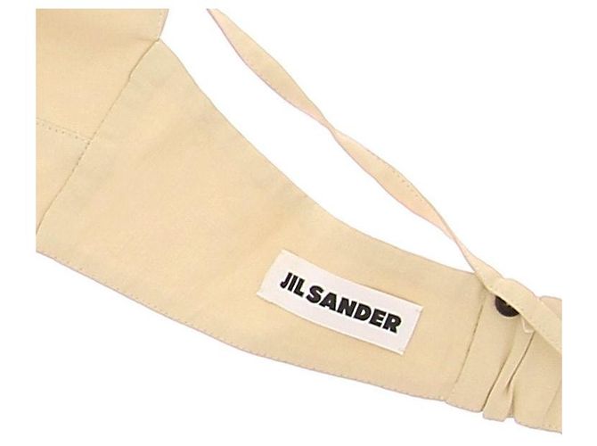 Brassière en lin jaune Jil Sander - vue 5
