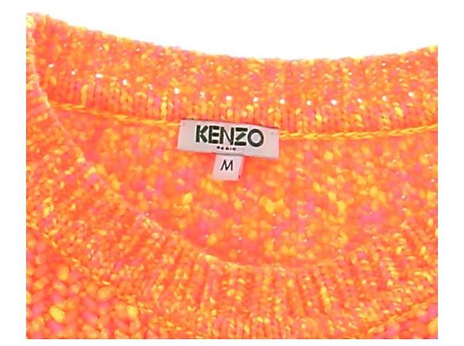 Suéter Kenzo Naranja Fluorescente M - vista 5