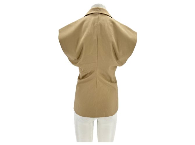Autre Marque Blazer sin mangas marrón URBAN REVIVO Castaño - vista 2