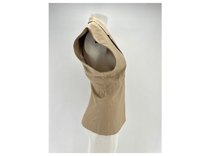 Autre Marque Blazer sin mangas marrón URBAN REVIVO Castaño - vista 3