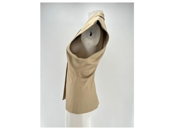 Autre Marque Blazer sin mangas marrón URBAN REVIVO Castaño - vista 4