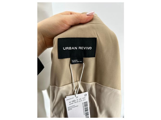 Autre Marque Blazer sin mangas marrón URBAN REVIVO Castaño - vista 6