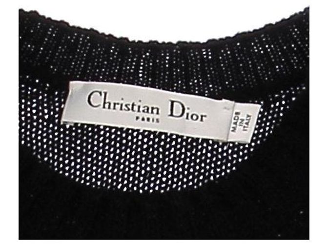 Christian Dior Suéter de cachemira negro - vista 5