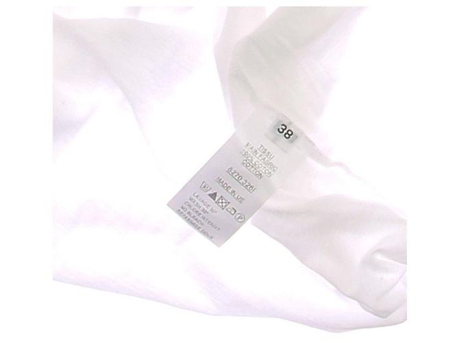 Canottiera Balmain bianca in cotone Bianco - vista 5