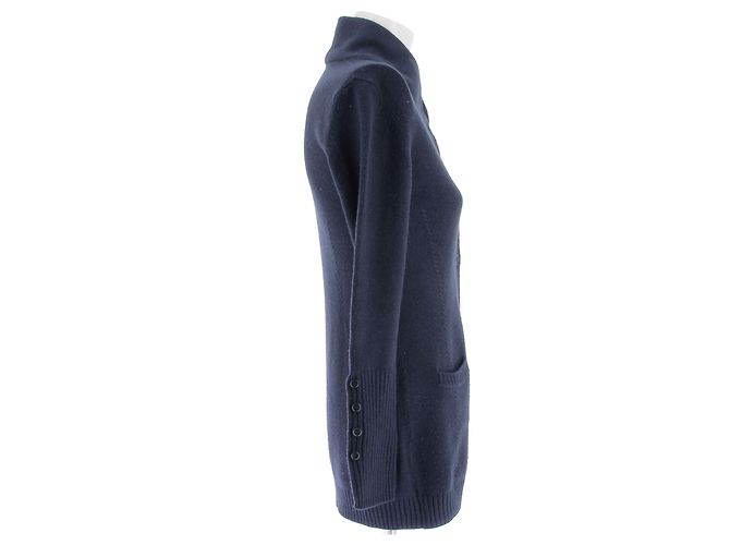 Loro Piana Kaschmir-Cardigan Marineblau - Ansicht 3