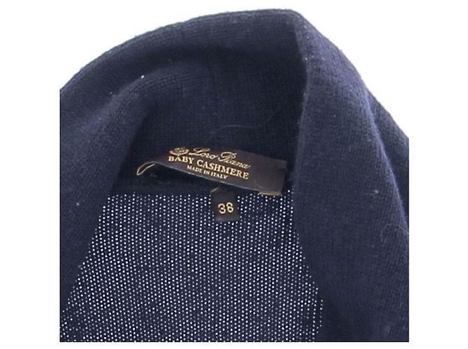 Loro Piana Kaschmir-Cardigan Marineblau - Ansicht 5