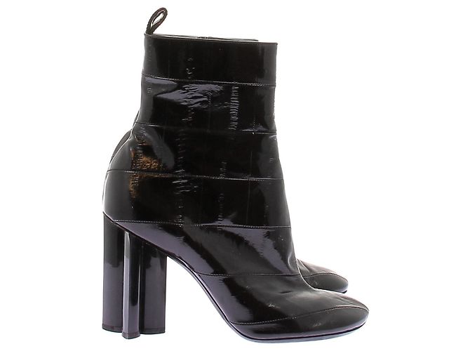 Louis Vuitton Botines de tacón negros - vista 2