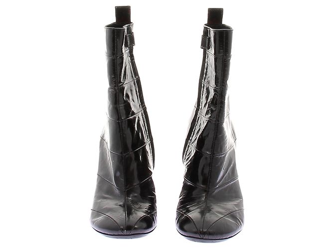 Louis Vuitton Botines de tacón negros - vista 4