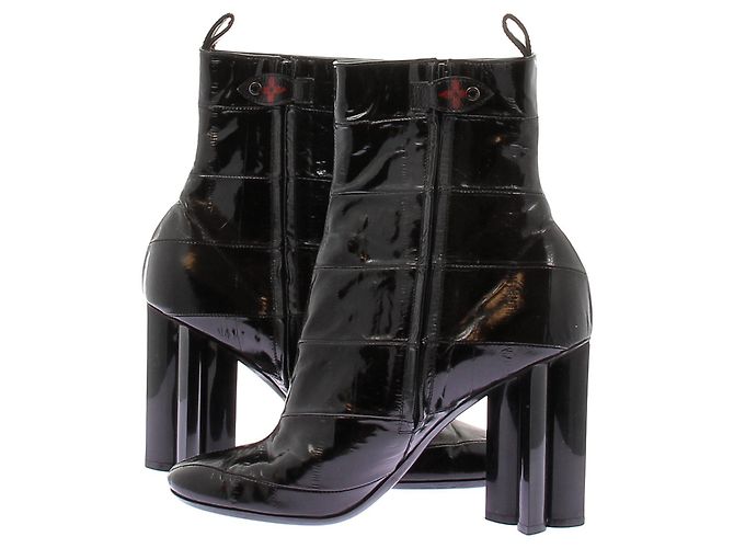 Louis Vuitton Botines de tacón negros - vista 7