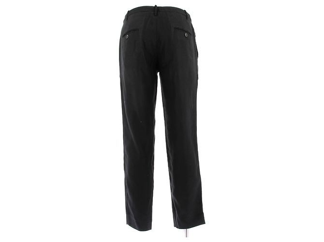 Isabel Marant Leinenmischhose Schwarz - Ansicht 2