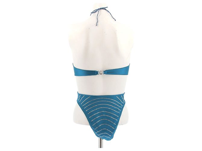 Autre Marque Bikini azul con strass - vista 2