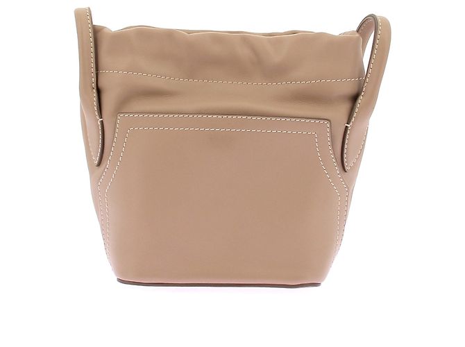 Robert Clergerie Robert Leather Bucket Bag Camel - view 2