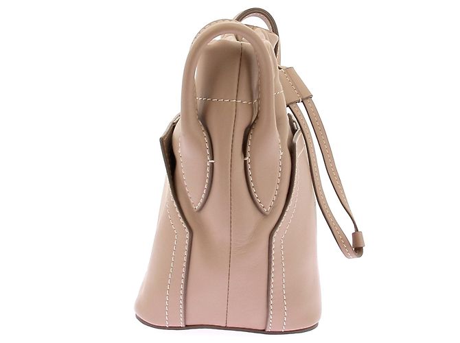 Robert Clergerie Robert Leather Bucket Bag Camel - view 3