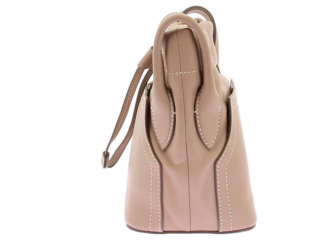 Robert Clergerie Robert Leather Bucket Bag Camel - view 4