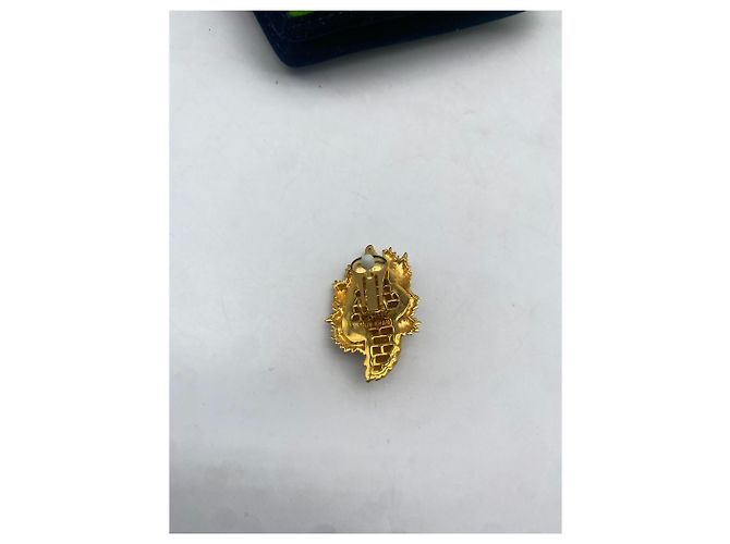 Autre Marque Orecchini BEGUM KHAN in bronzo placcato oro 24k D'oro - vista 2