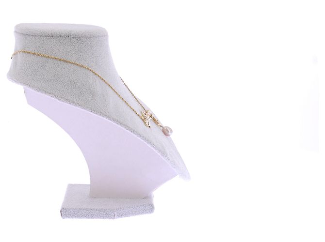 Louis Vuitton Collana pendente in oro giallo, diamanti e perle D'oro - vista 3