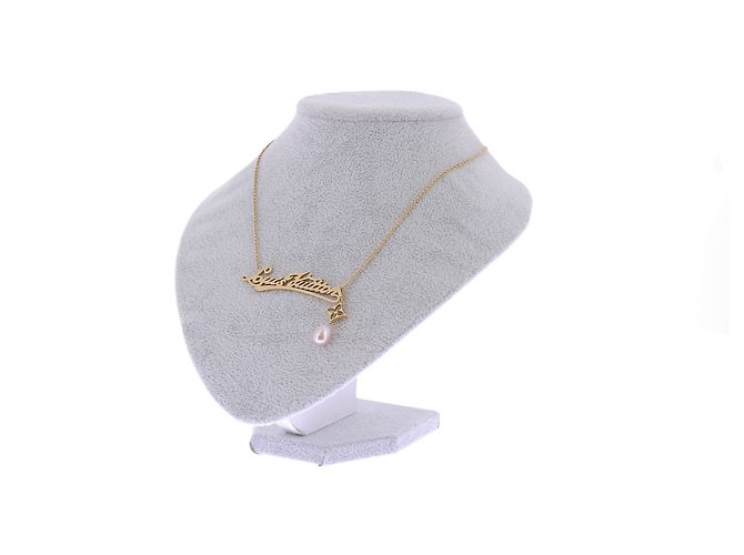 Louis Vuitton Collana pendente in oro giallo, diamanti e perle D'oro - vista 5
