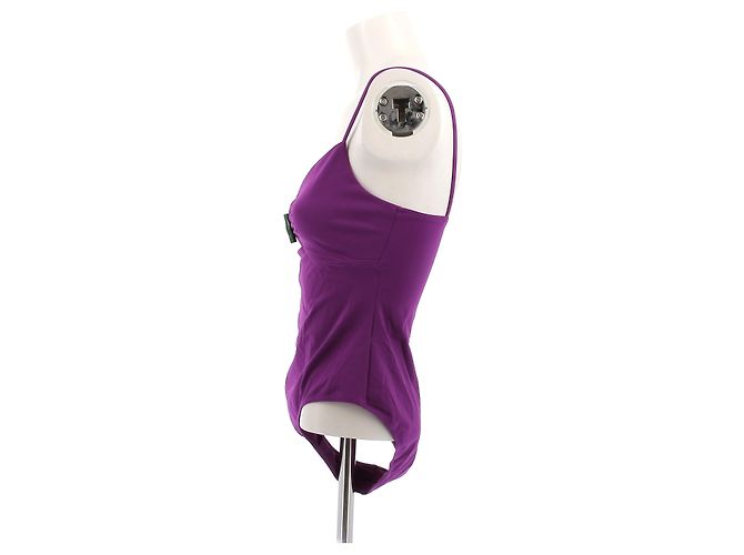 Longchamp Lila Einteiler Badeanzug - Ansicht 4