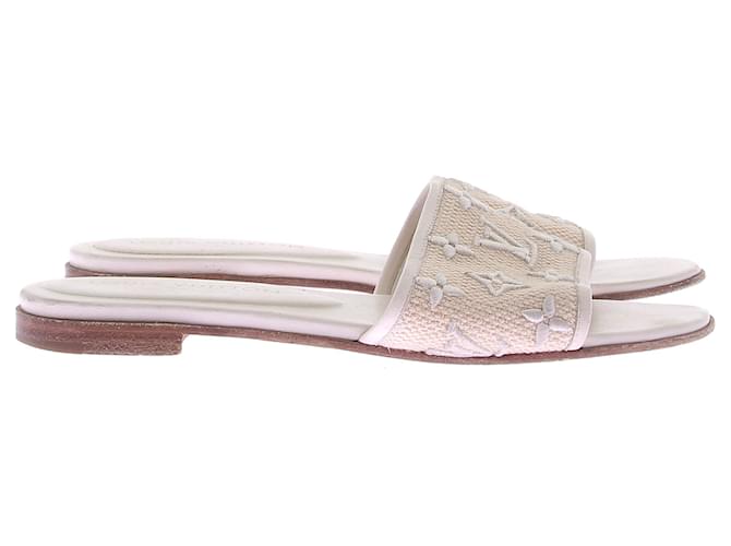 Louis Vuitton Piastre di mulo "Revival" Bianco - vista 2
