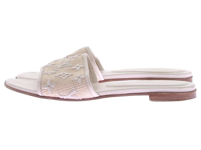 Louis Vuitton Piastre di mulo "Revival" Bianco - vista 3