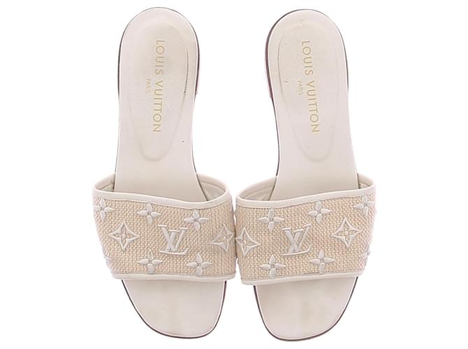 Louis Vuitton Piastre di mulo "Revival" Bianco - vista 6