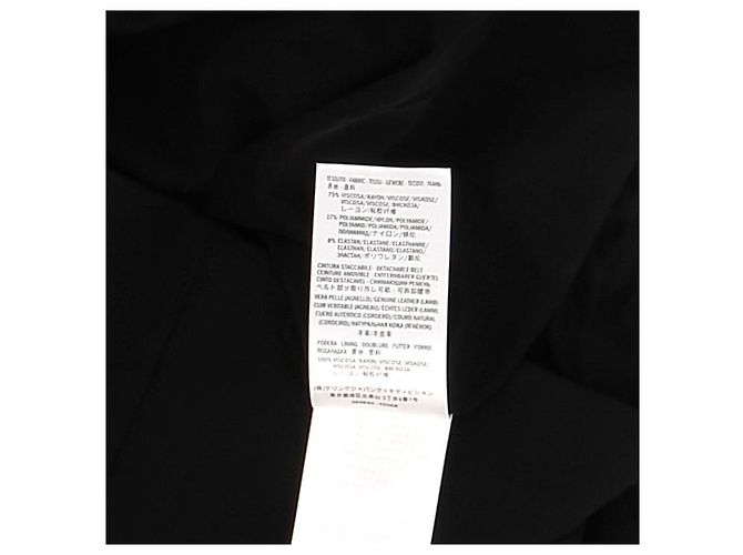 Vestido corto negro sin mangas Gucci - vista 4