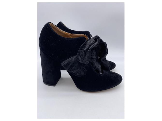 Botines Chloé - 38.5 Negro - vista 4