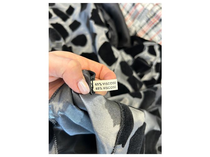 Christian Dior Bicolor Couture Kleid Schwarz - Ansicht 6