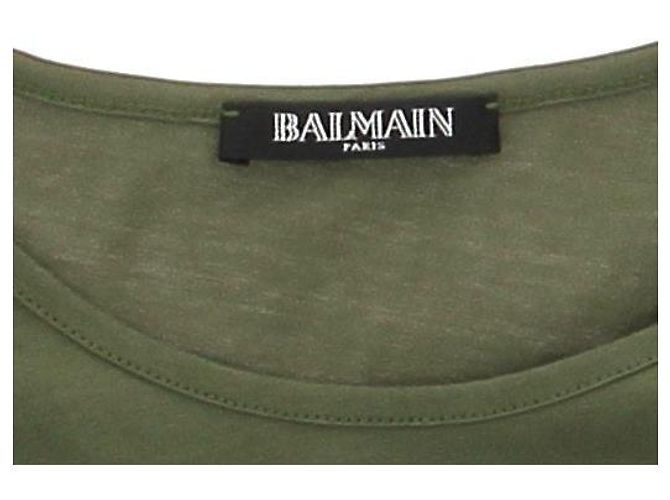 Balmain Canotta kaki Cachi - vista 6