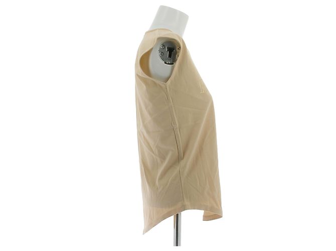 Balmain Tanktop aus Baumwolle Camel Größe 38 Kamel - Ansicht 3