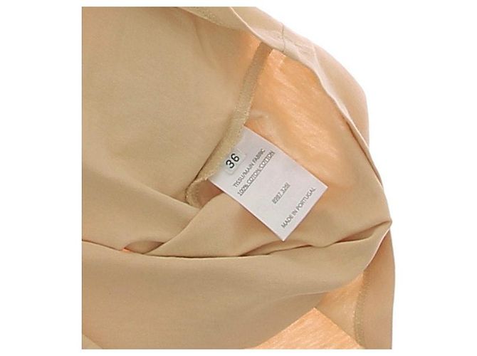 Balmain Tanktop aus Baumwolle Camel Größe 38 Kamel - Ansicht 6