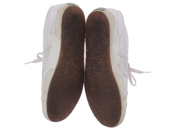 Sneakers Superga in tela argentata glitter 39.5 Argento - vista 7