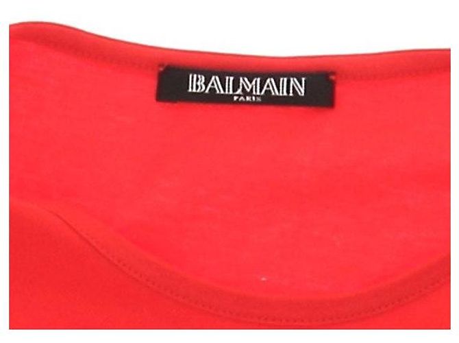 Balmain Canotta rossa Rosso - vista 6