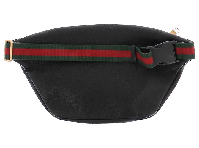 Borsa a tracolla Gucci in pelle nera con logo Nero - vista 2