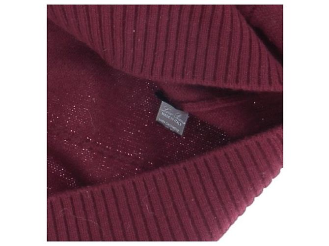 Loro Piana Bordeauxfarbener Cashmere-Cardigan - Ansicht 6