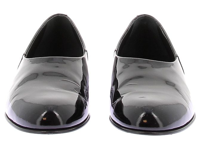Chanel Lacklederschuhe Schwarz - Ansicht 4