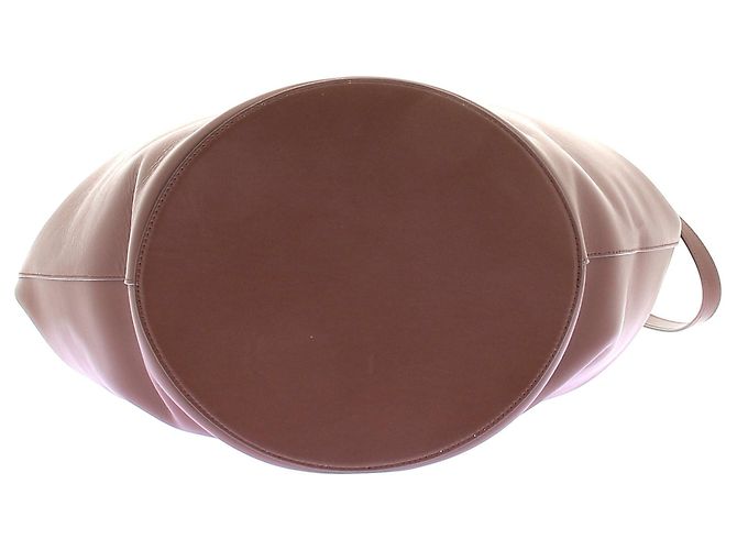 Autre Marque Borsa Secchiello in pelle "Tana" Marrone - vista 5