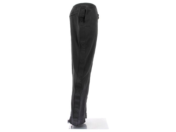 Pantalones de chándal negros Tom Ford de algodón - vista 3