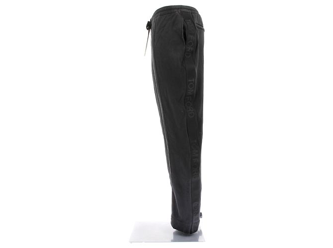 Pantalones de chándal negros Tom Ford de algodón - vista 4