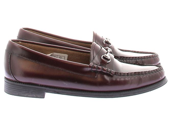 Autre Marque Mocasines de cuero "Lincoln Penny" Burdeos - vista 2